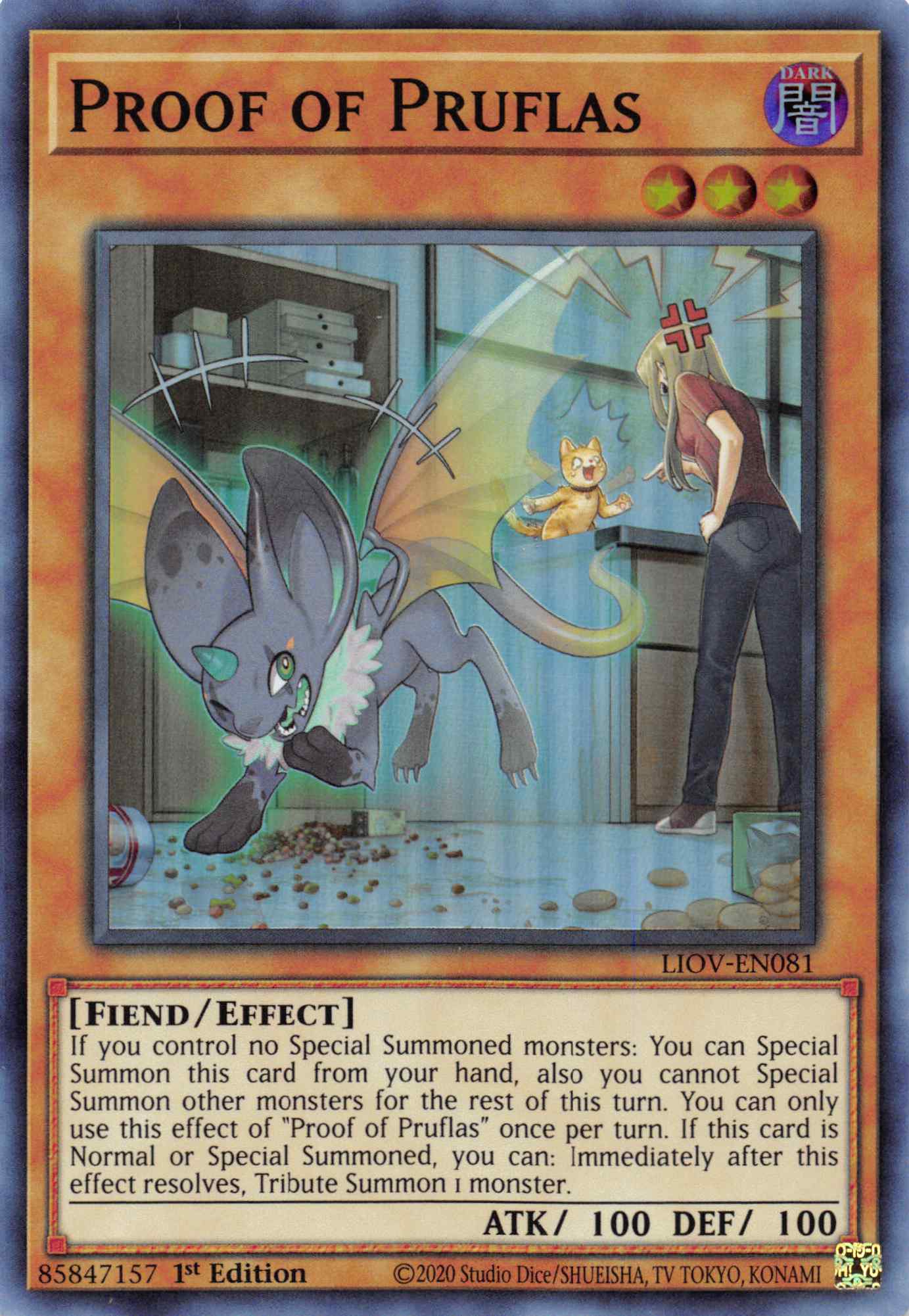Proof of Pruflas [LIOV-EN081] Super Rare | Odin's Place