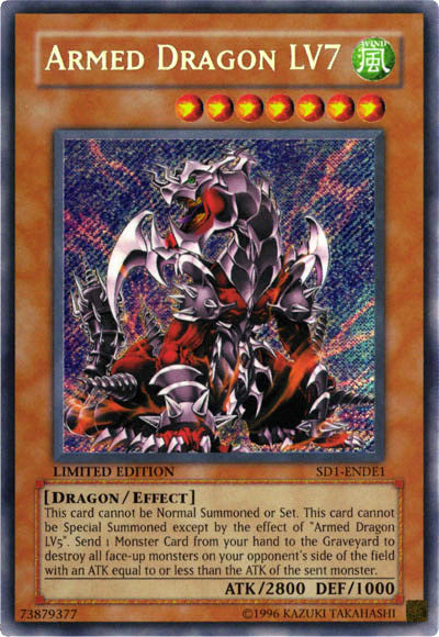 Armed Dragon Lv7 [SD1-ENDE1] Secret Rare | Odin's Place