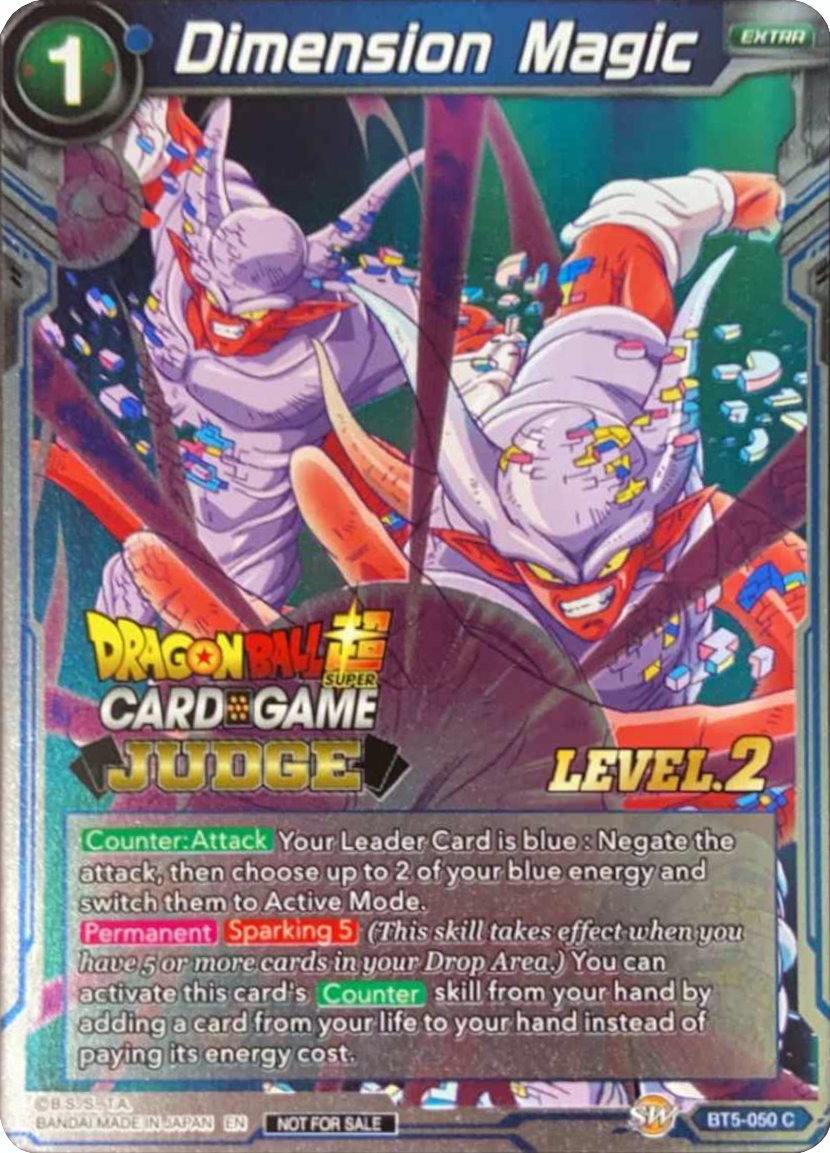 Dimension Magic (Level 2) (BT5-050) [Judge Promotion Cards] | Odin's Place