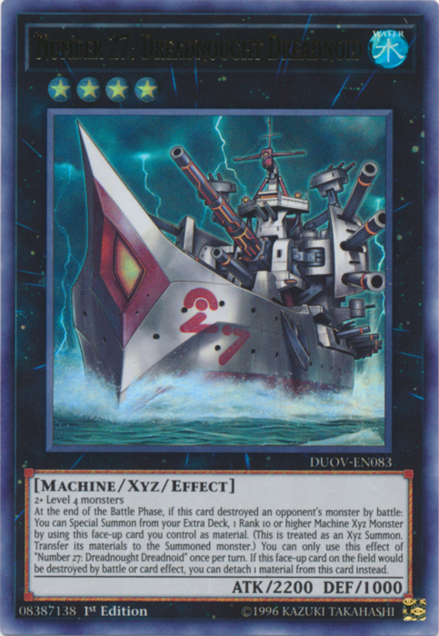 Number 27: Dreadnought Dreadnoid [DUOV-EN083] Ultra Rare | Odin's Place