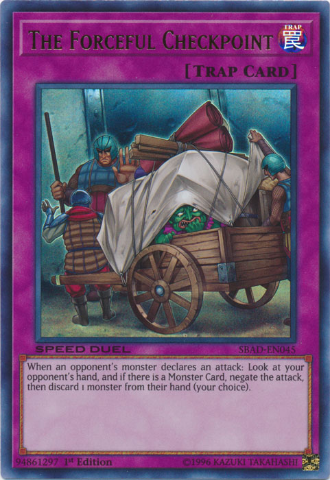 The Forceful Checkpoint [SBAD-EN045] Ultra Rare | Odin's Place