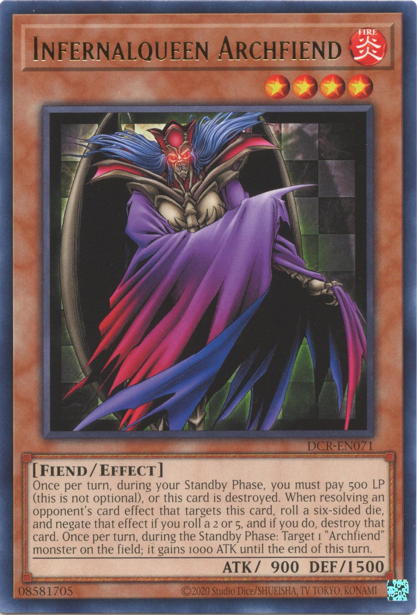 Infernalqueen Archfiend (25th Anniversary) [DCR-EN071] Rare | Odin's Place