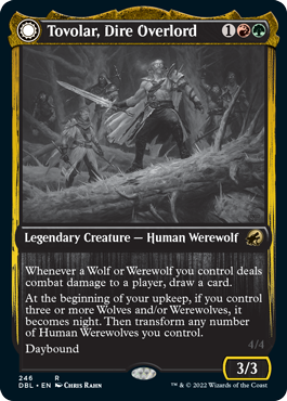 Tovolar, Dire Overlord // Tovolar, the Midnight Scourge [Innistrad: Double Feature] | Odin's Place