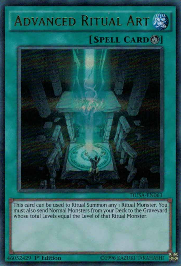 Advanced Ritual Art [DUSA-EN063] Ultra Rare | Odin's Place