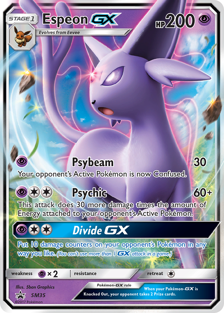 Espeon GX (SM35) [Sun & Moon: Black Star Promos] | Odin's Place
