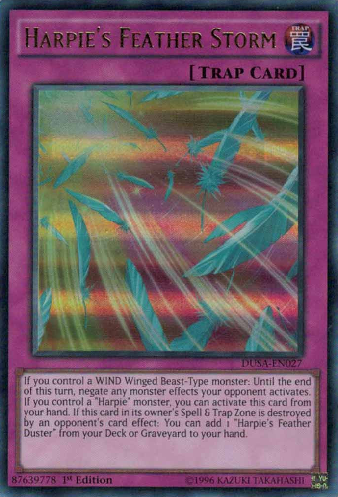 Harpie's Feather Storm [DUSA-EN027] Ultra Rare | Odin's Place