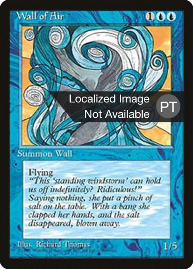 Wall of Air [Fourth Edition (Foreign Black Border)] | Odin's Place