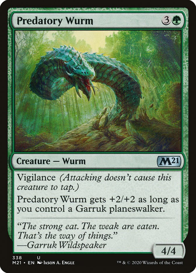 Predatory Wurm [Core Set 2021] | Odin's Place