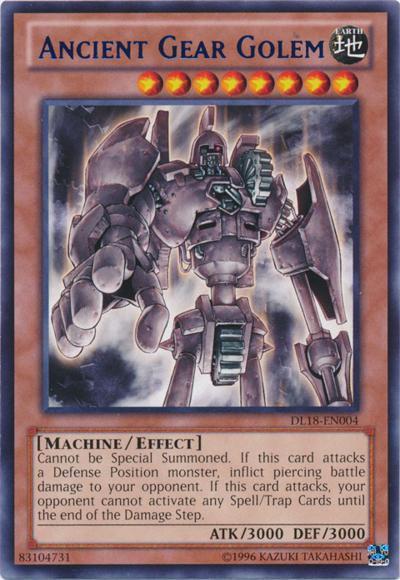 Ancient Gear Golem (Red) [DL18-EN004] Rare | Odin's Place