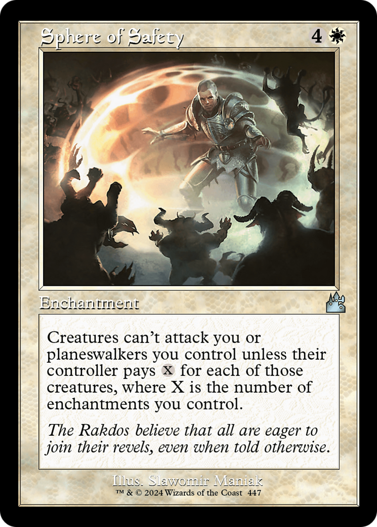 Sphere of Safety (Retro Frame) [Ravnica Remastered] | Odin's Place
