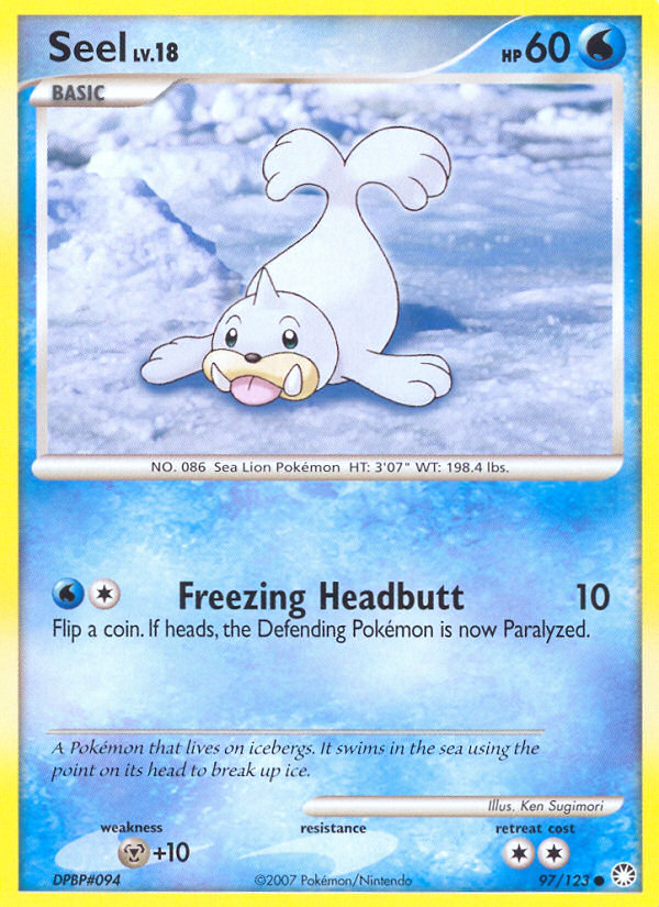 Seel (97/123) [Diamond & Pearl: Mysterious Treasures] | Odin's Place