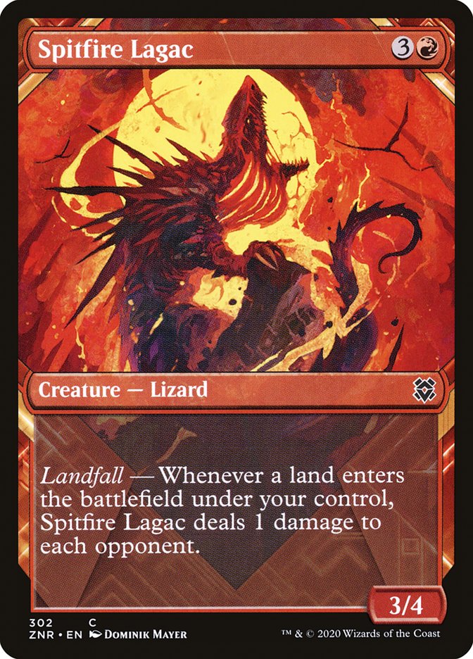 Spitfire Lagac (Showcase) [Zendikar Rising] | Odin's Place