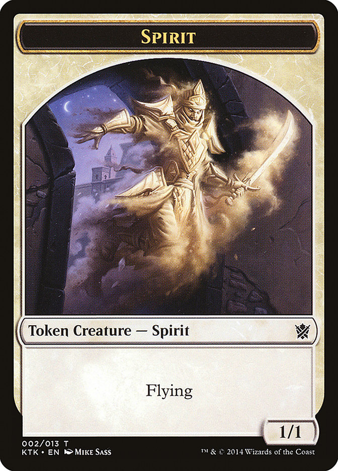 Spirit Token (2) [Khans of Tarkir Tokens] | Odin's Place