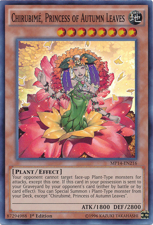 Chirubime, Princess of Autumn Leaves [MP14-EN216] Super Rare | Odin's Place