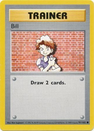 Bill (91/102) [Base Set Shadowless Unlimited] | Odin's Place