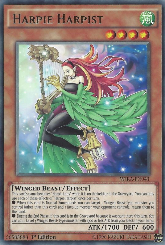 Harpie Harpist [WIRA-EN041] Rare | Odin's Place