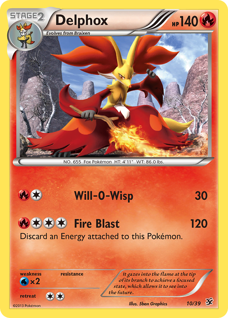 Delphox (10/39) [XY: Kalos Starter Set] | Odin's Place