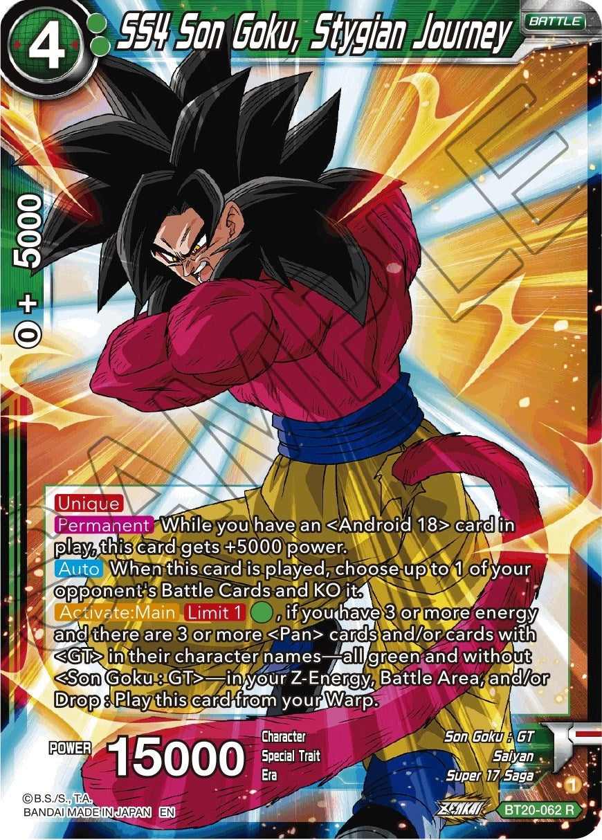SS4 Son Goku, Stygian Journey (BT20-062) [Power Absorbed] | Odin's Place