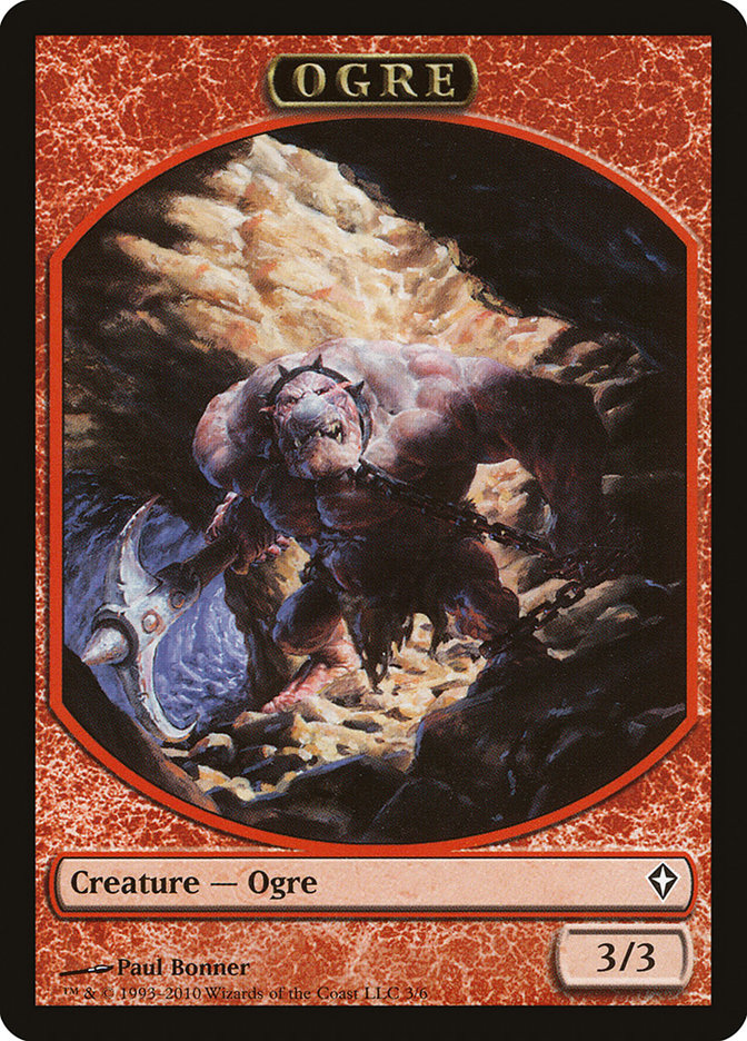 Ogre Token (3) [Worldwake Tokens] | Odin's Place