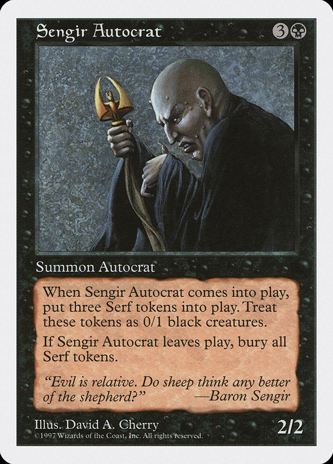 Sengir Autocrat (193) [Fifth Edition] | Odin's Place