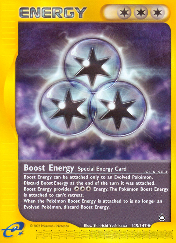 Boost Energy (145/147) [Aquapolis] | Odin's Place