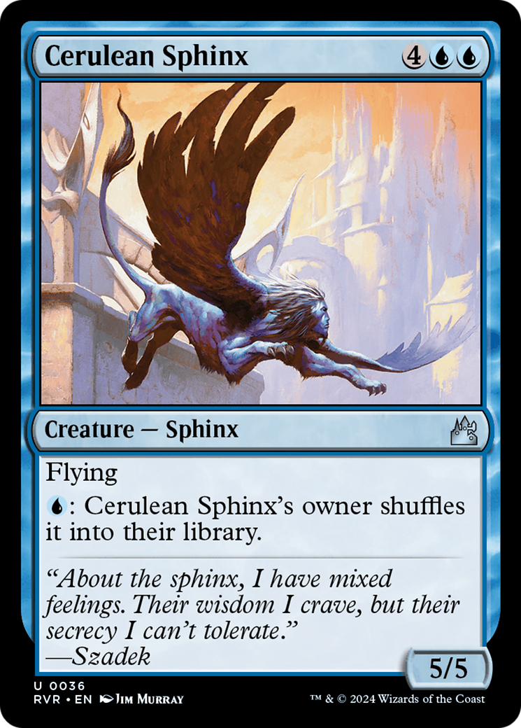 Cerulean Sphinx [Ravnica Remastered] | Odin's Place