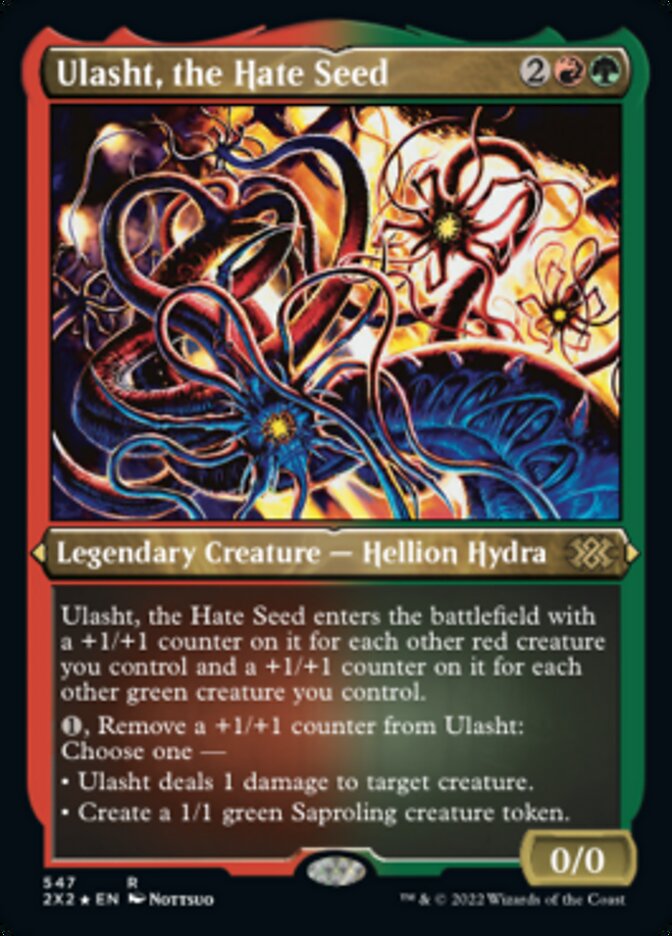 Ulasht, the Hate Seed (Foil Etched) [Double Masters 2022] | Odin's Place