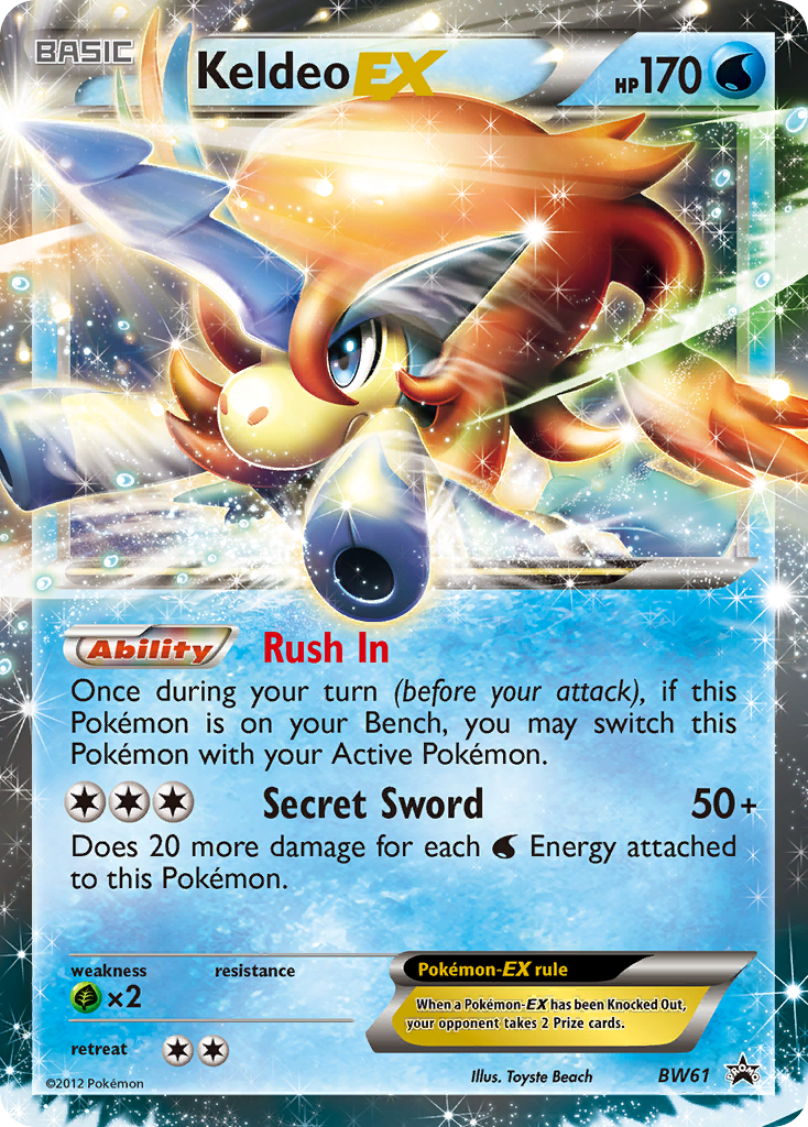 Keldeo EX (BW61) [Black & White: Black Star Promos] | Odin's Place