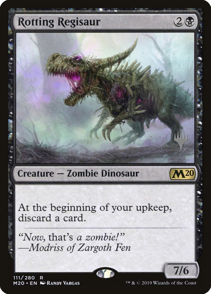 Rotting Regisaur (Promo Pack) [Core Set 2020 Promos] | Odin's Place
