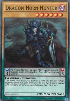 Dragon Horn Hunter [DEM3-EN002] Common | Odin's Place