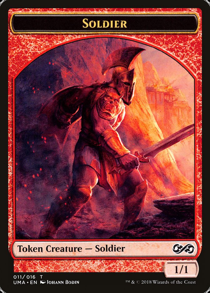 Soldier Token (11) [Ultimate Masters Tokens] | Odin's Place