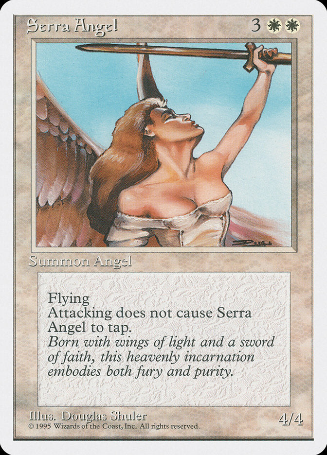 Serra Angel (50) [Fourth Edition] | Odin's Place
