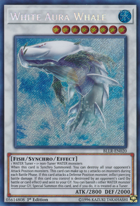 White Aura Whale [BLLR-EN020] Secret Rare | Odin's Place
