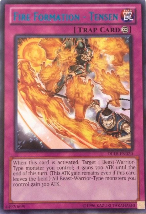 Fire Formation - Tensen (Blue) [DL18-EN020] Rare | Odin's Place