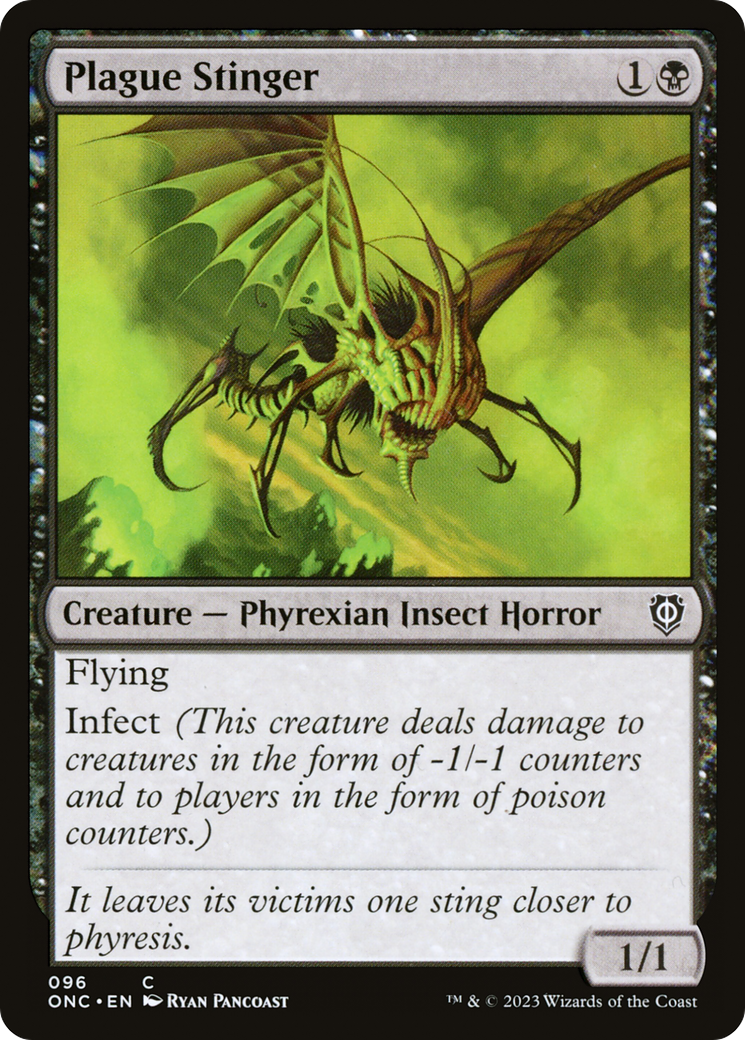 Plague Stinger [Phyrexia: All Will Be One Commander] | Odin's Place