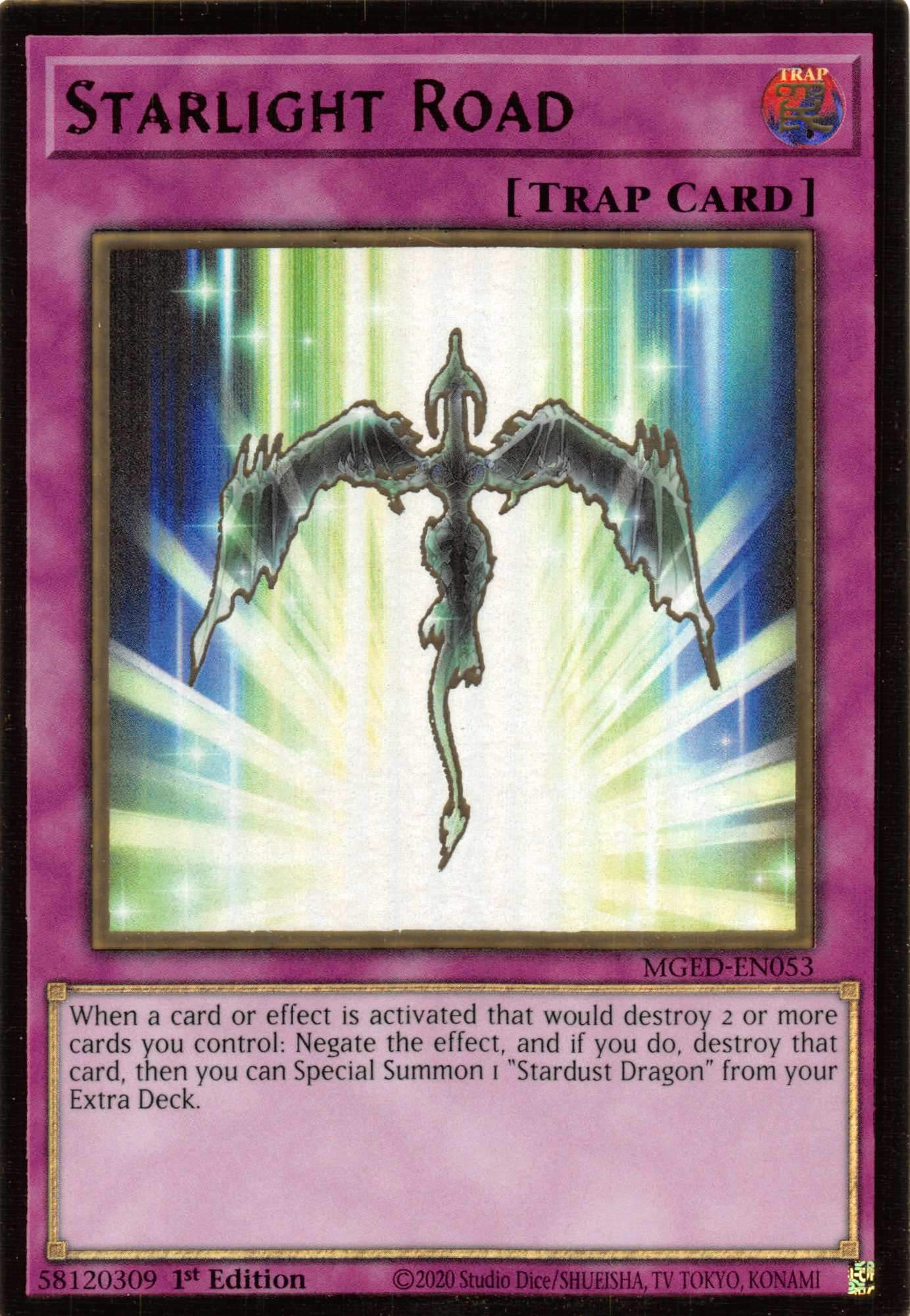 Starlight Road [MGED-EN053] Gold Rare | Odin's Place