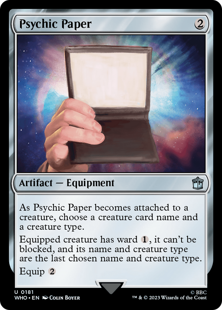 Psychic Paper [Doctor Who] | Odin's Place