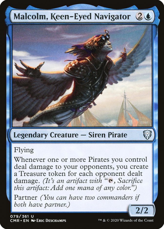 Malcolm, Keen-Eyed Navigator [Commander Legends] | Odin's Place