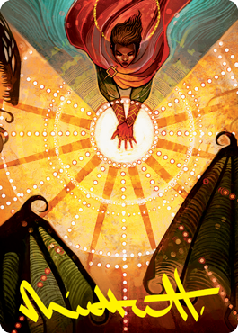 Grapeshot Art Card (Gold-Stamped Signature) [Strixhaven: School of Mages Art Series] | Odin's Place