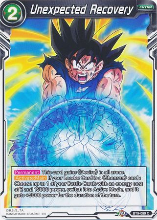 Unexpected Recovery (BT9-089) [Universal Onslaught] | Odin's Place