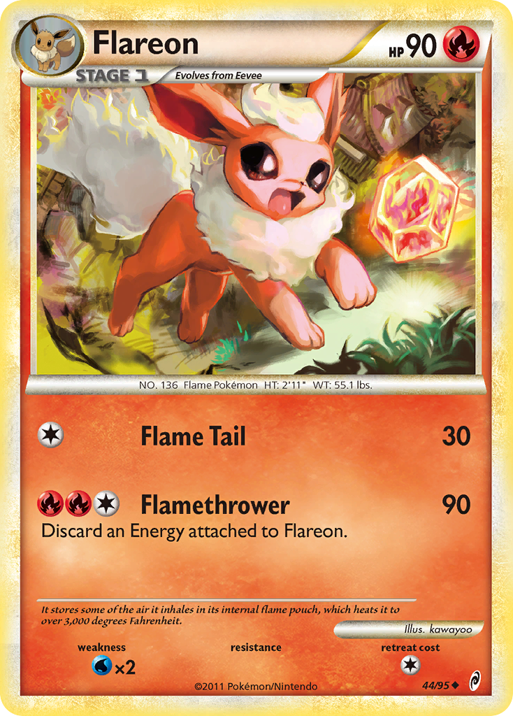Flareon (44/95) [HeartGold & SoulSilver: Call of Legends] | Odin's Place