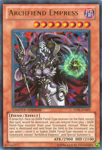 Archfiend Empress [STBL-ENSP1] Ultra Rare | Odin's Place