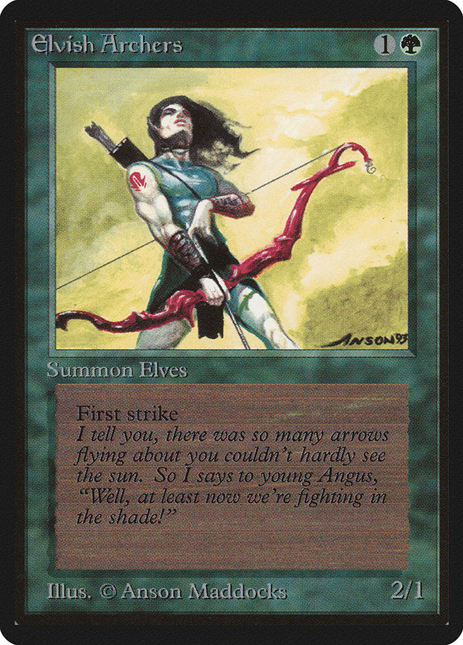 Elvish Archers (192) [Beta Edition] | Odin's Place