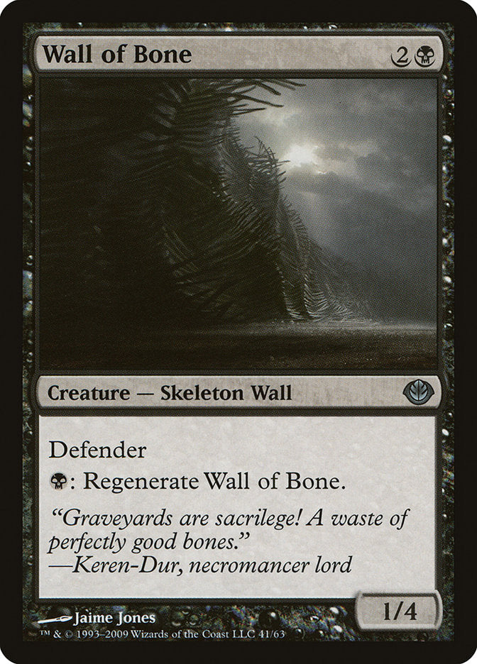 Wall of Bone (41) [Duel Decks: Garruk vs. Liliana] | Odin's Place