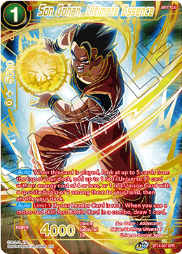 Son Gohan, Ultimate Essence (SPR) (BT14-007) [Cross Spirits] | Odin's Place