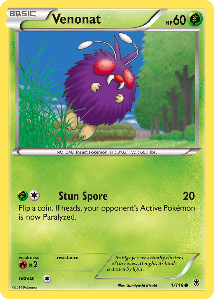 Venonat (1/119) [XY: Phantom Forces] | Odin's Place