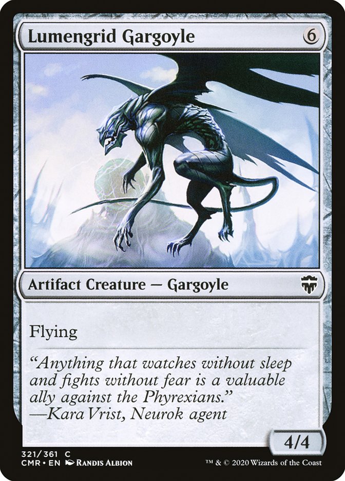 Lumengrid Gargoyle [Commander Legends] | Odin's Place