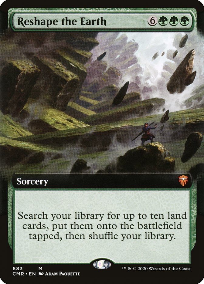 Reshape the Earth (Extended Art) [Commander Legends] | Odin's Place