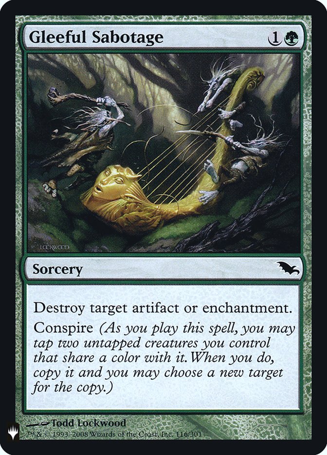 Gleeful Sabotage [Mystery Booster] | Odin's Place