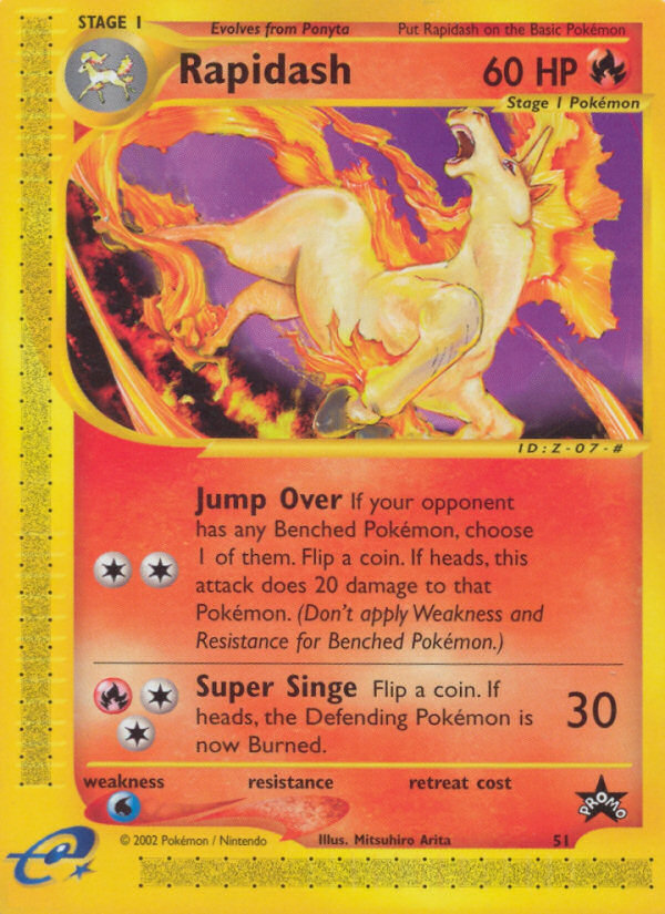 Rapidash (51) [Wizards of the Coast: Black Star Promos] | Odin's Place